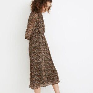 NWT MADEWELL GEORGETTE MIDI DRESS SIZE SMALL
